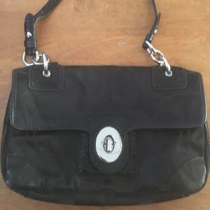 Coach Peyton Signature Shoulder Purse